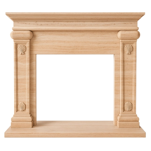 EZ Fit #12 Fireplace-Veracruz Travertine
