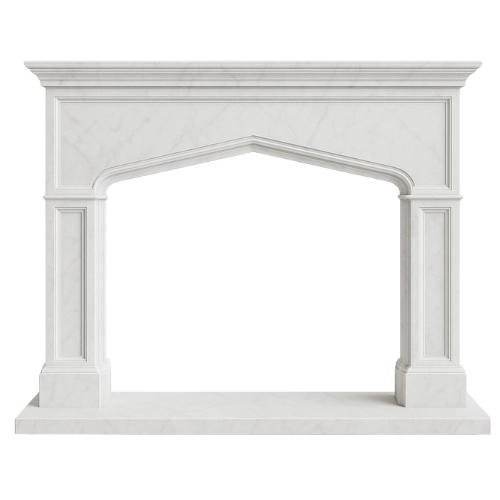EZ Fit #15 Fireplace-White Marble