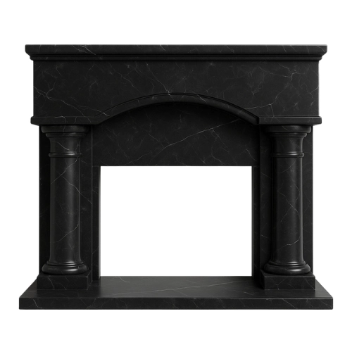 EZ Fit #8 Fireplace-Nero Marquina Marble