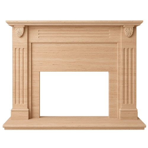 EZ Fit #2 Fireplace-Veracruz Travertine