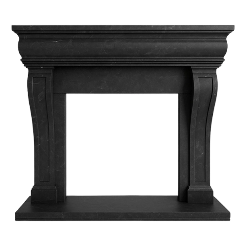 Custom #76 Fireplace-Nero Marquina Marble