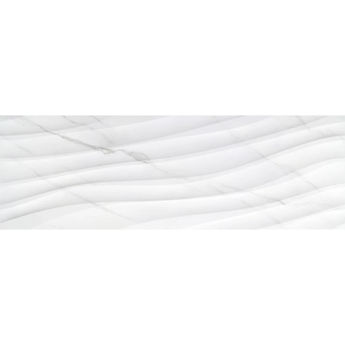 Marbelous Calacatta 3D Wave Ceramic Tile