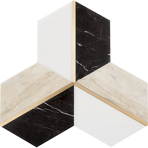 Carraway Saint Laurent Marble Tile