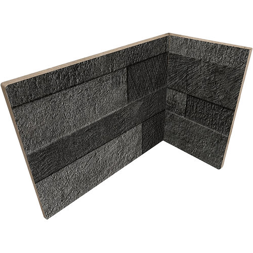 Moralis 3D Dark Inside Corner Porcelain Tile