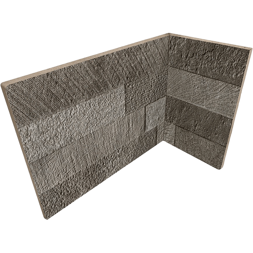 Moralis 3D Taupe Inside Corner Porcelain Tile