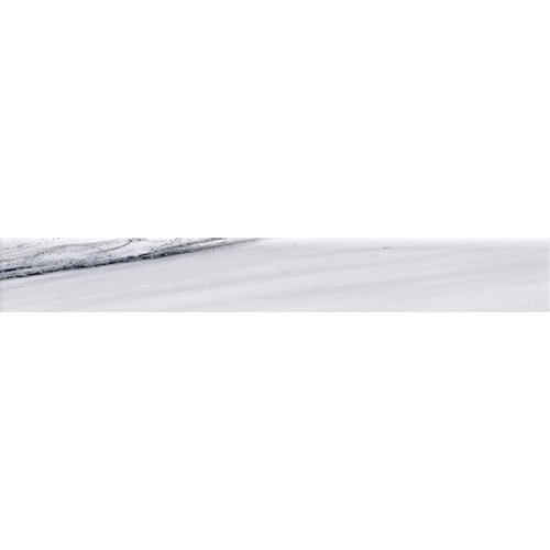 Bernini Blue 3x24 Bullnose Polished-on the 24in Side Porcelain Tile