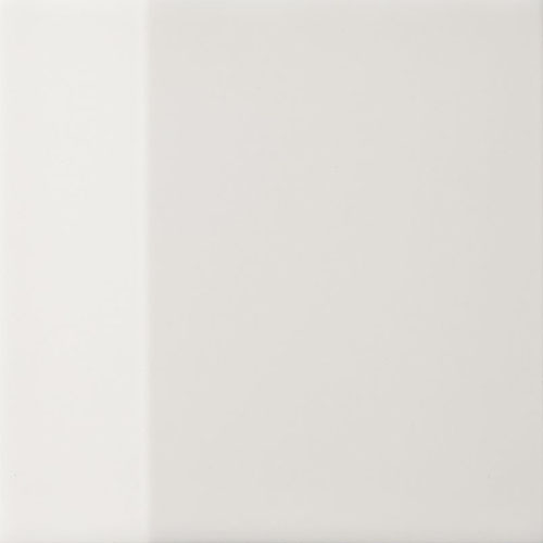 Define Edge 3D White 5x5 Matte Porcelain Tile