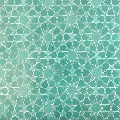 Zellige Mosaic Fez Poseidon Moroccan Tile