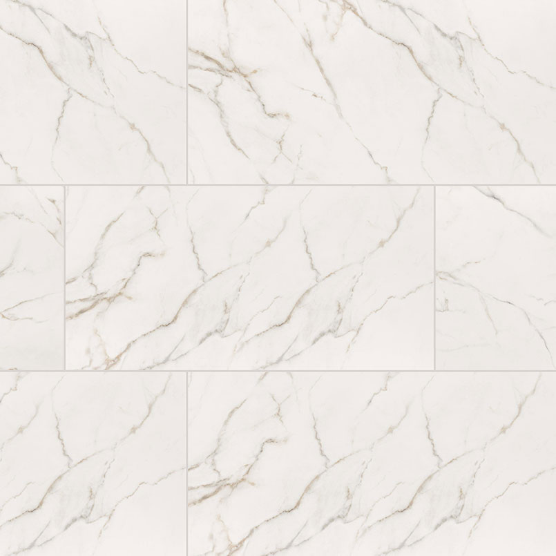 Porcelain tile in Kaya Calacatta Lucca 12x24 Polished