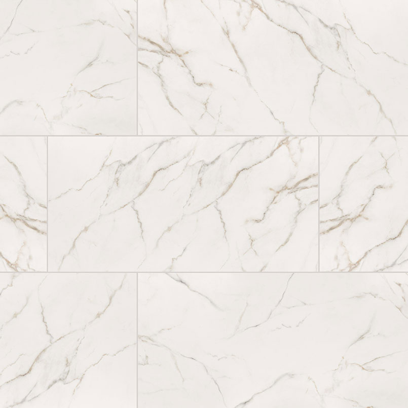 Porcelain tile in Kaya Calacatta Lucca 24x48 Matte