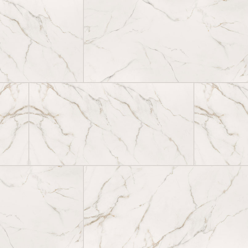 Porcelain tile in Kaya Calacatta Lucca 24x48 Polished