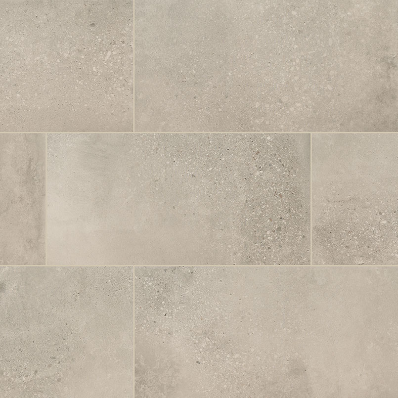 Porcelain tile in Calypso Ash 24x48 Matte