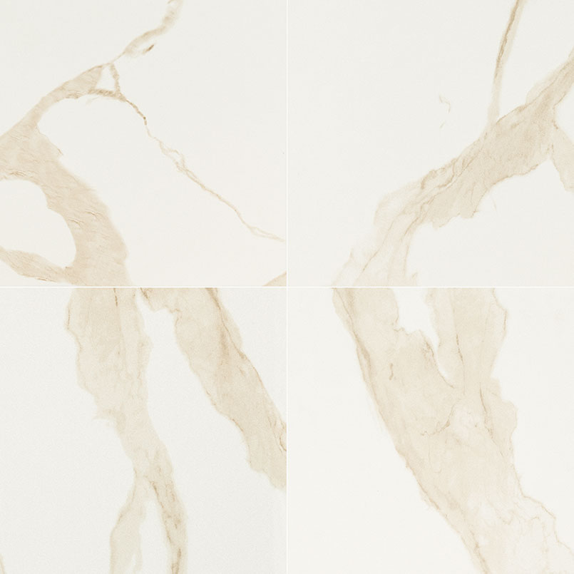 Porcelain tile in Eden Calacatta 24x24 Matte