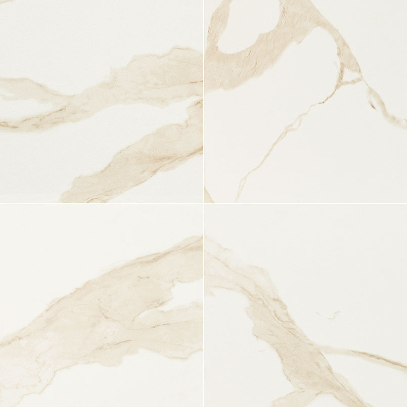 Porcelain tile in Eden Calacatta 32x32 Matte