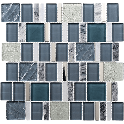 Academia Oceanic Cerulean Mosaic Tile