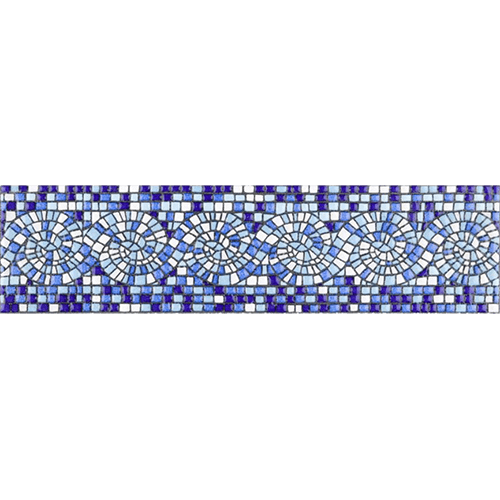 Captain Riptide Pacific Blue 2"x7-7/8" Ceramic Wall Trim