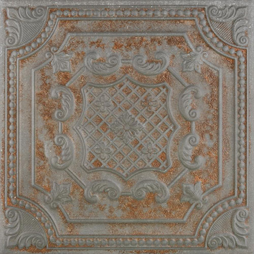 Fitz Charcoal 8" x 8" Ceramic Wall Tile
