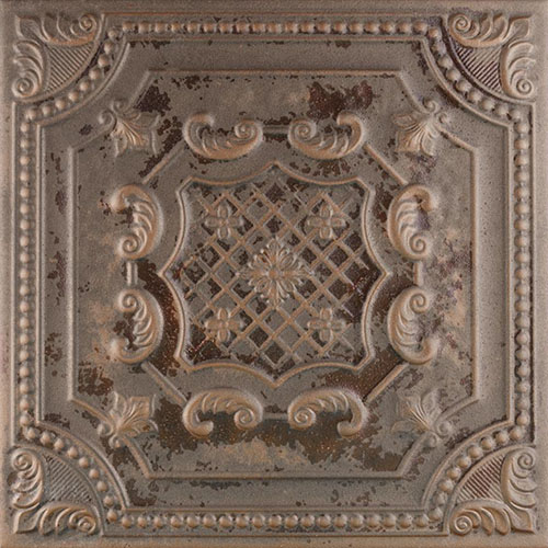 Fitz Copper 8" x 8" Ceramic Wall Tile