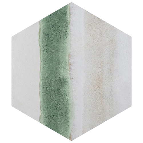 Matter Canvas Hex Bone Green 7-7/8"x9" Porcelain F/W Tile