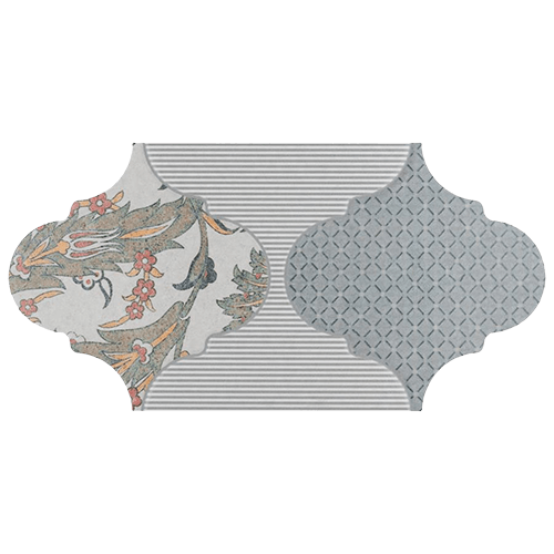 Tula Provenzal Mix 6-1/4"x12-3/4" Porcelain F/W Tile