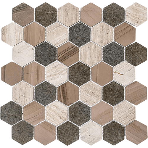 Colonial 2" Hex New Chesapeake Porcelain Tile