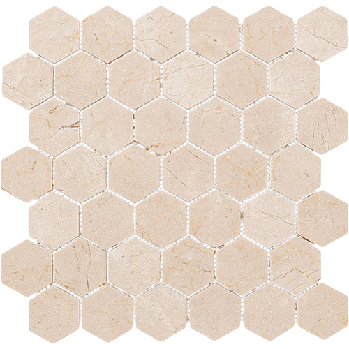 Colonial 2" Hex Village Square Porcelain Tile