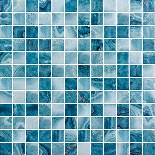 Del Spa Barrier Reef Glass Tile