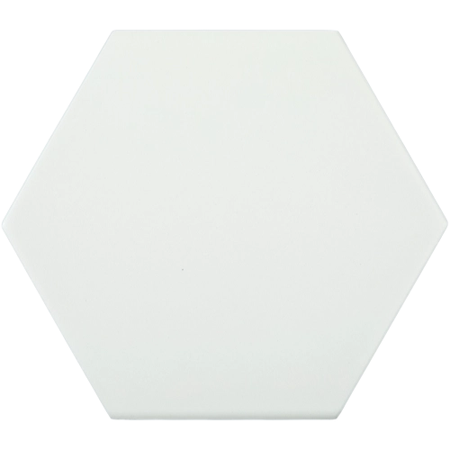 Block Blanco Hexagon Matte 5" x 6"