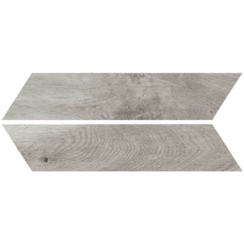 Borneo Chevron Gris 3.4" x 17.3"