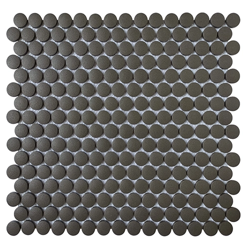 CC Porcelain Black Penny 12" x 12" Mosaic