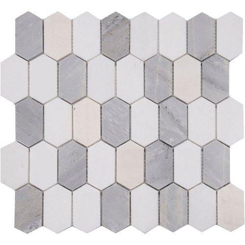 Montage Blue New 12.5" x 13.25" Mosaic Tile