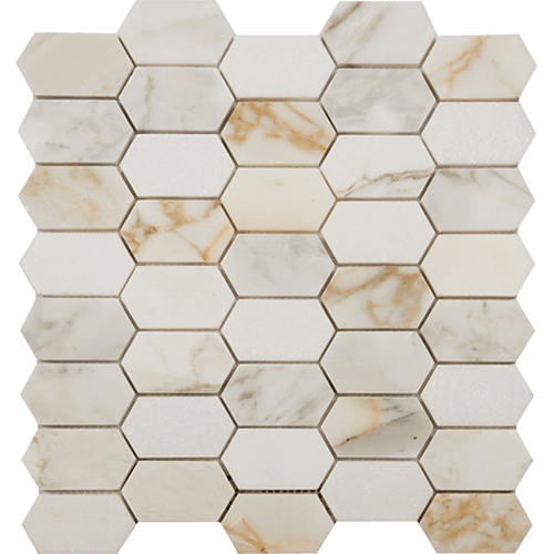 Montage Calacatta Gold Honed 12.5" x 13.25" Porcelain Tile