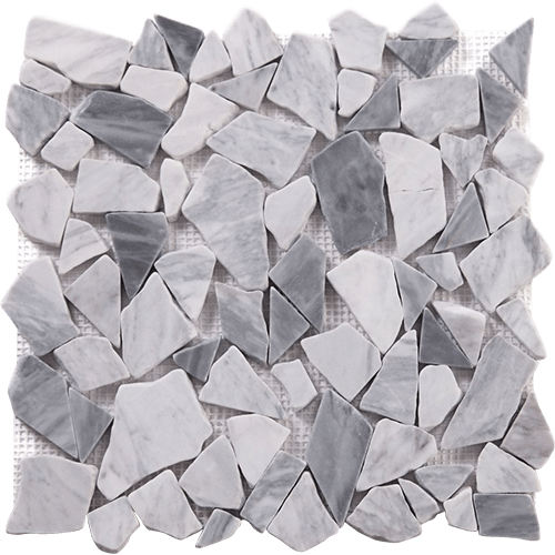 River Rock Grey 12" x 12" Mosaic Tile