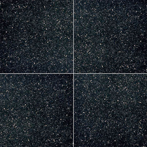 Granite Tile in Black Galaxy