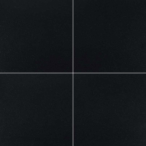 Granite tile in Premium Black 12x12 Honed