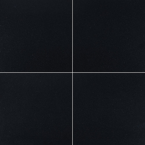 Granite tile in Premium Black 12x12 Polished