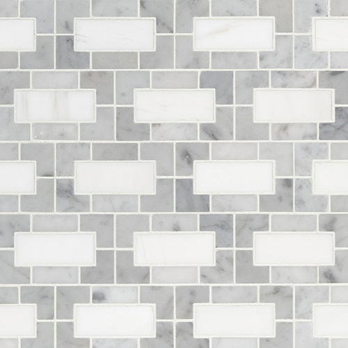 Bianco Dolomite Lynx Mosaic