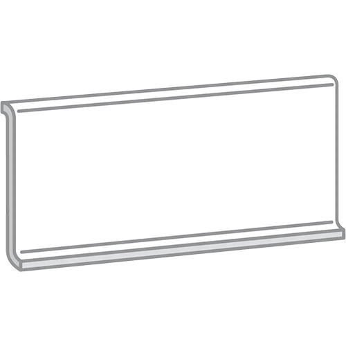 Citizen Matte Cove Base 6" x 12" Porcelain Trim