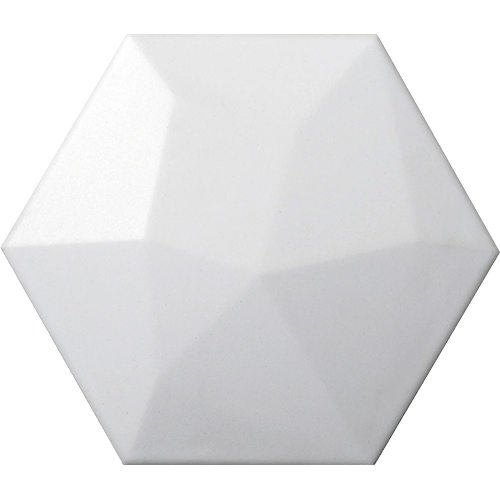 Code White Hex High 6" x 7" Porcelain Tile