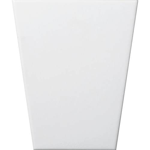 Code White Wedge Smooth 5" x 6" Porcelain Tile