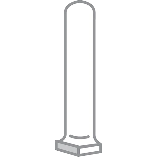 Council Cove Base 6" x 12" Porcelain Trim