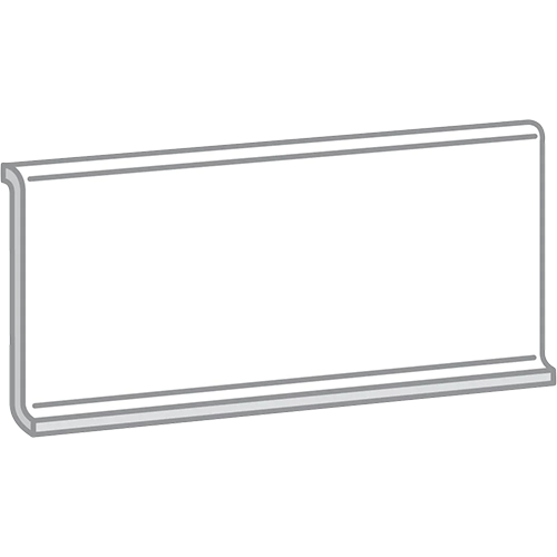 Council Cove Base 6" x 12" Porcelain Trim