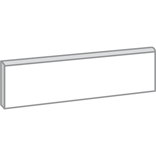 Newport single bullnose 3x12 porcelain trim