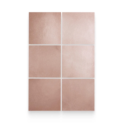 Artisan 5" x 5" Coral Pink Matte Square