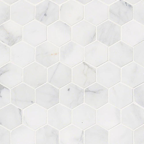 Calacatta Cressa Hex Mosaic