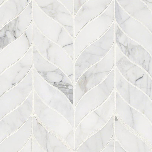 Calacatta Cressa Leaf Mosaic