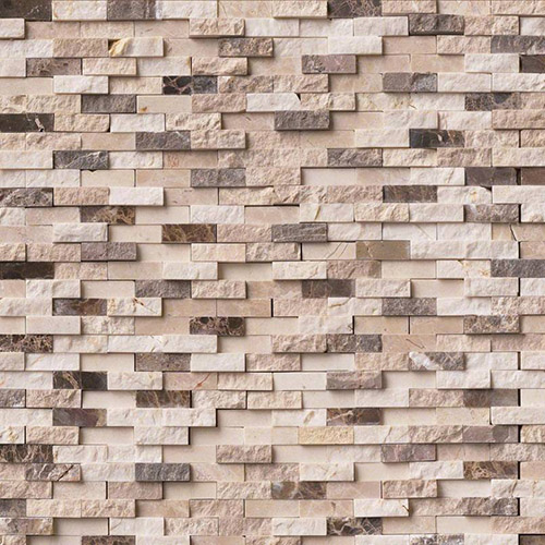 Emperador Blend Splitface Mosaic