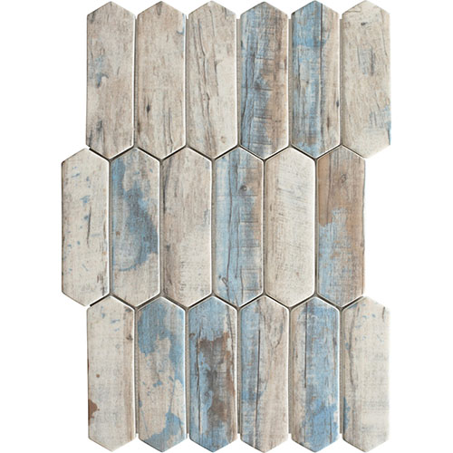 Broadway Series Bryce Picket Blue Rustic Glossy