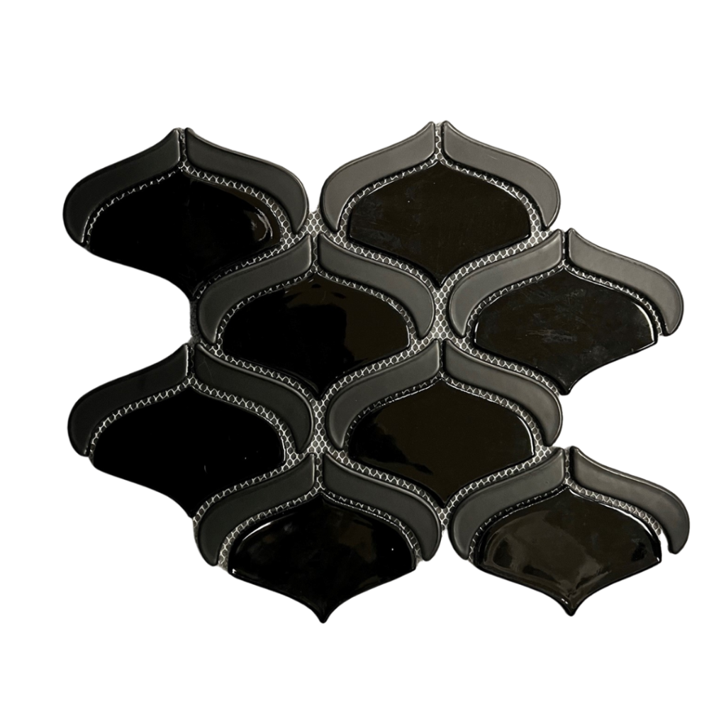 Broadway Series Lotus Pattern Onyx Glossy