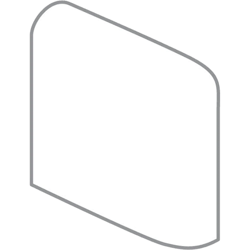 Catch Matte Bullnose Corner 3" x 3" Porcelain Trim